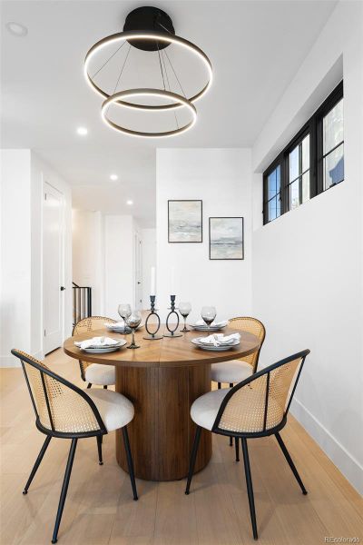 Furnished interior view inside a new home in , Denver (Image 11).
