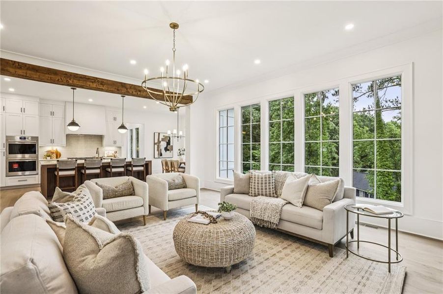 Furnished interior view inside a new home in , Roswell (Image 28). Furnished interior view inside a new home in , Roswell (Image 28).