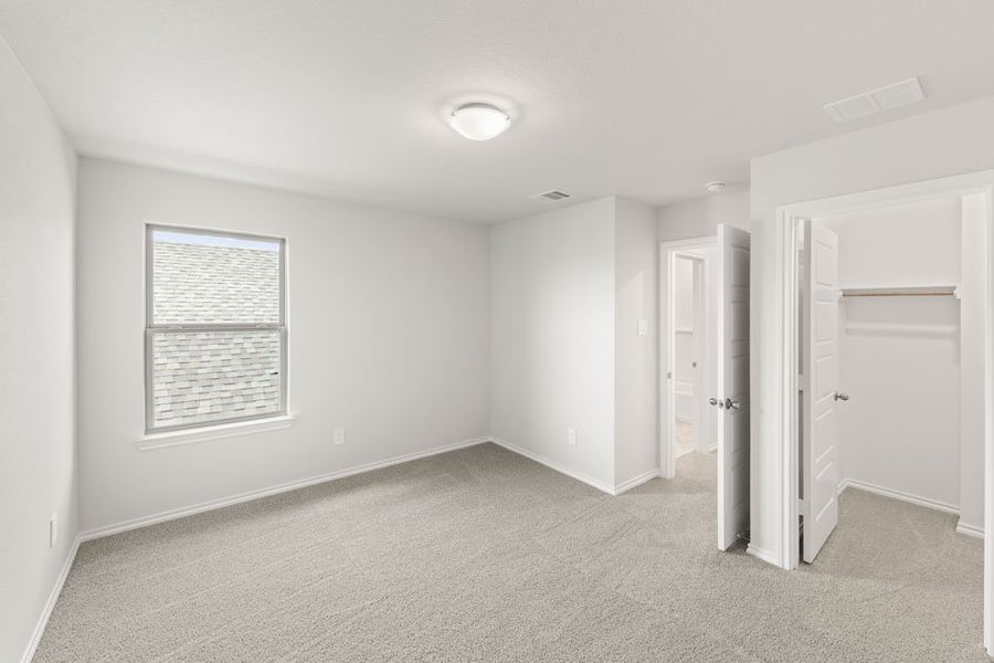 Front exterior of a new home in Keeneland, Aubrey, TX, highlighting curb appeal (Image 26).