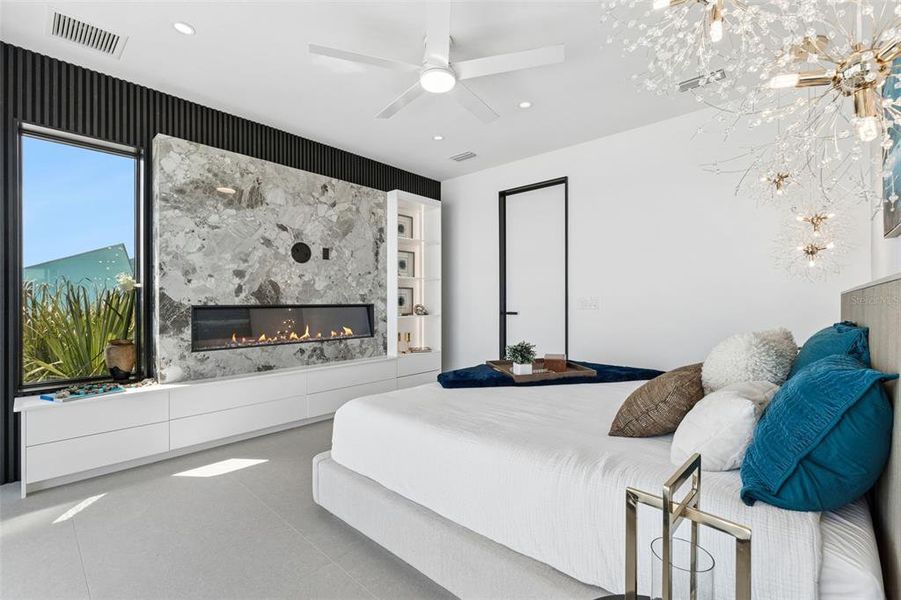 Furnished interior view inside a new home in , New Smyrna Beach (Image 35).
