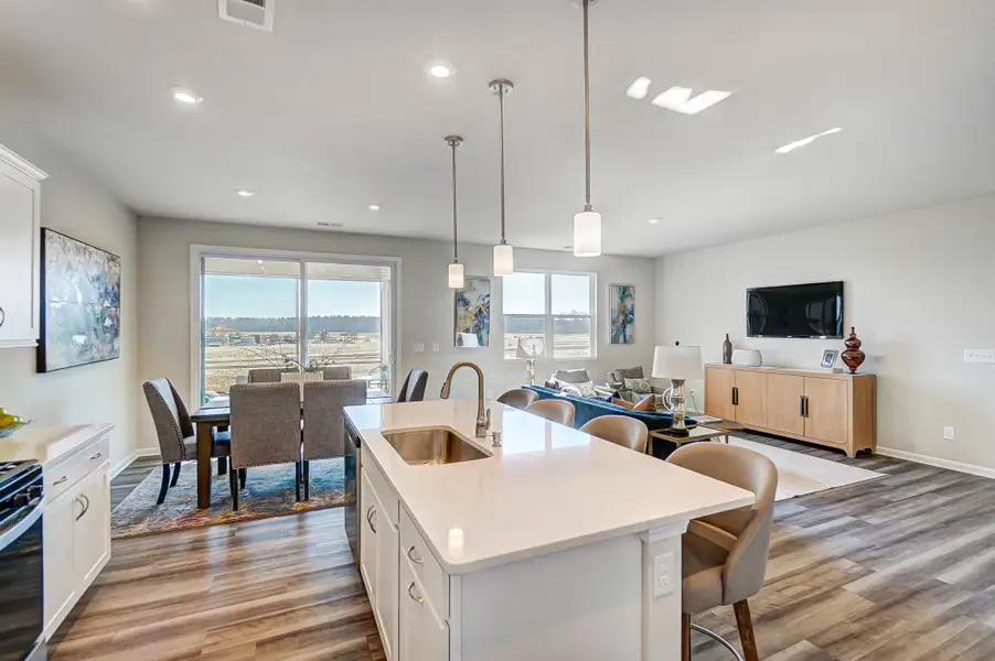 Representative furnished interior of a home built from the Cascades by Mattamy Homes in McAlister Creek, Clayton (Image 4).