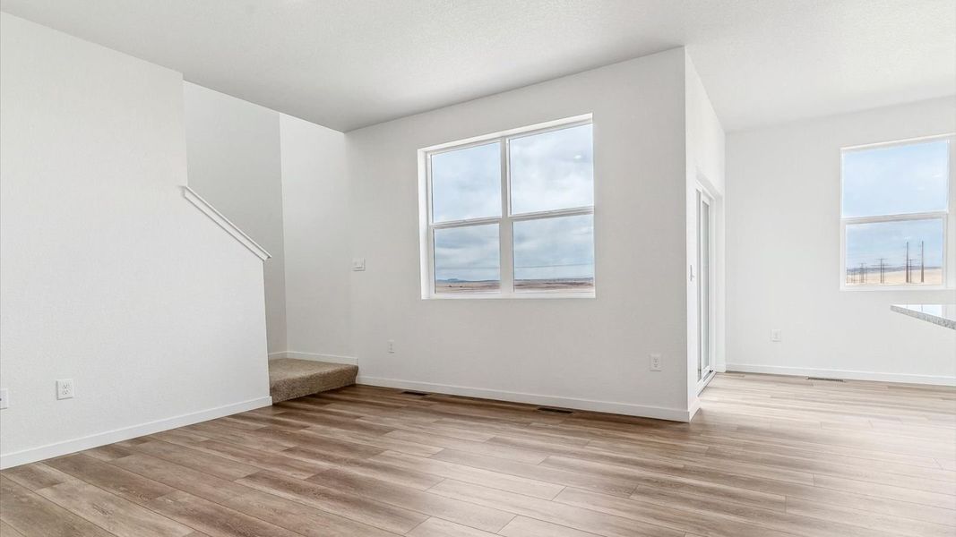 Spacious, unfurnished interior of a new home in Ridge at Johnstown, Johnstown (Image 11).