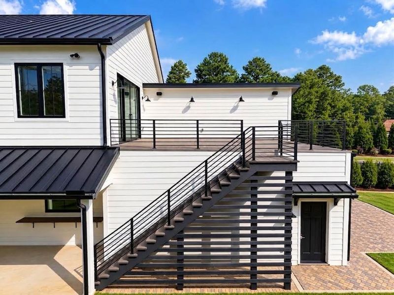 Exterior details and patio area of a home in , Marietta (Image 3).