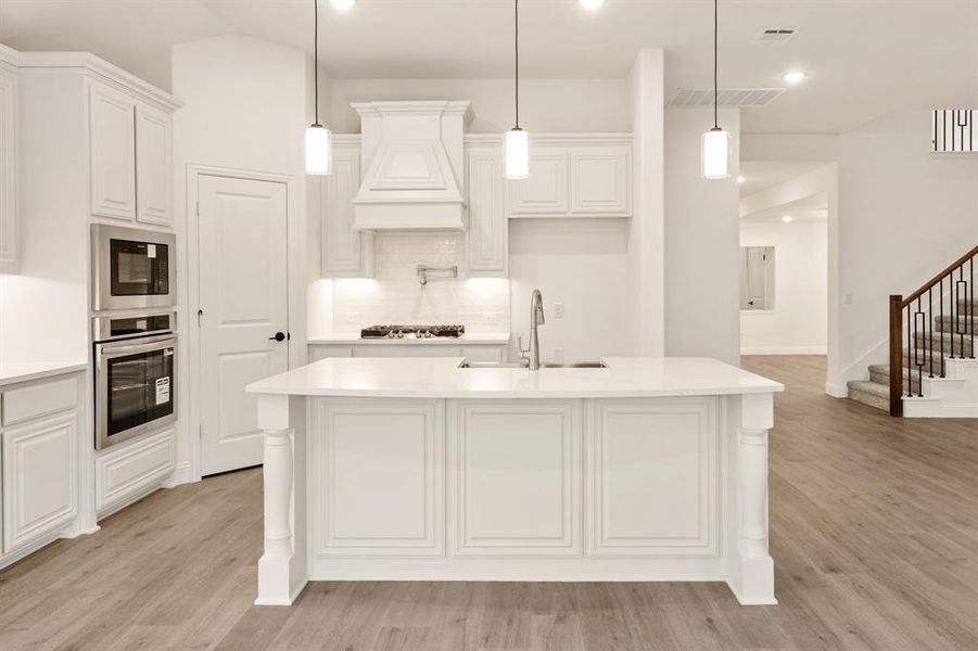 Furnished interior view inside a new home in Villages of Hurricane Creek, Anna (Image 12).