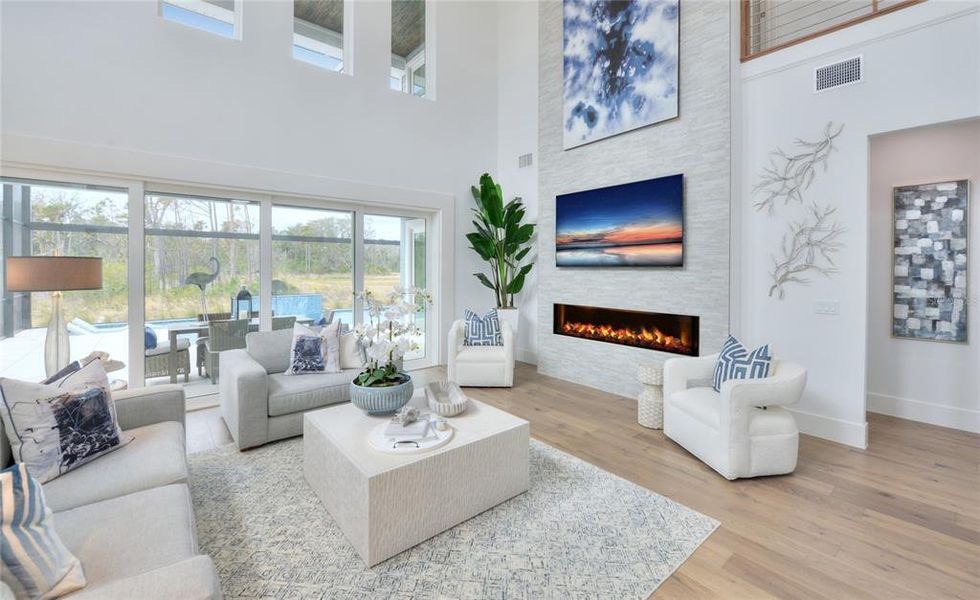 Furnished interior view inside a new home in Veranda Bay, Flagler Beach (Image 35).