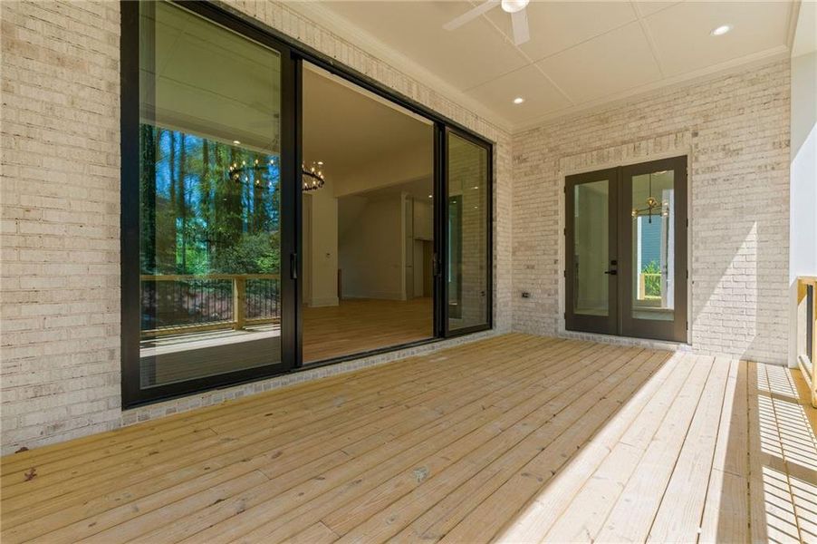 Exterior details and patio area of a home in , Marietta (Image 30).
