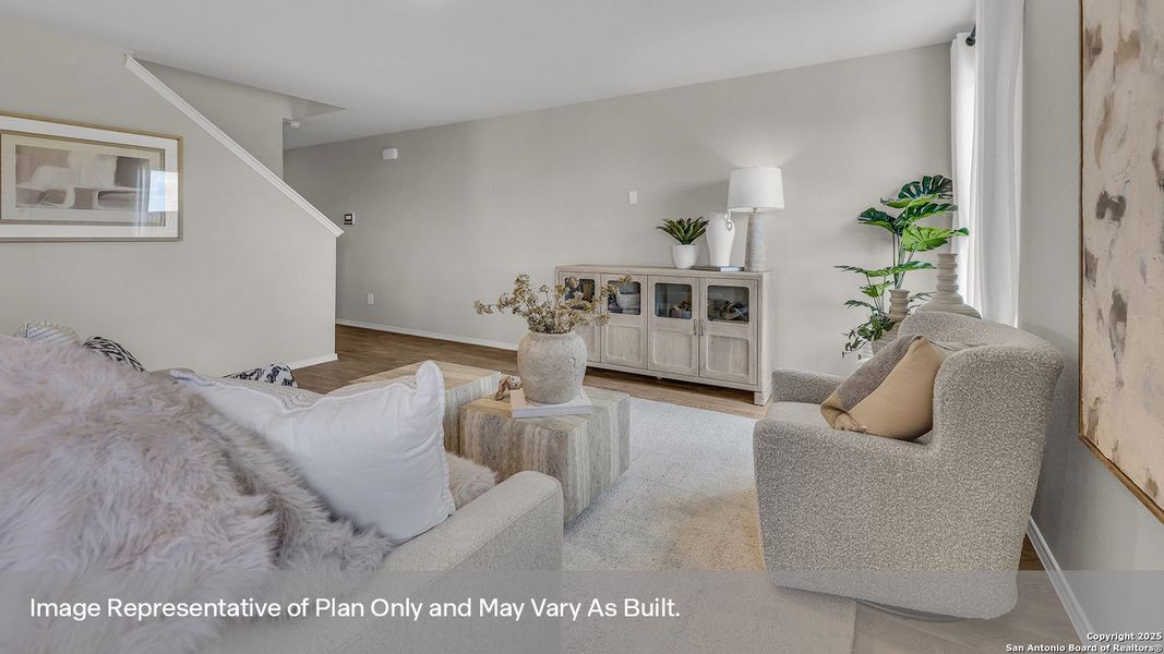Furnished interior view inside a new home in Spring Valley, New Braunfels (Image 14).
