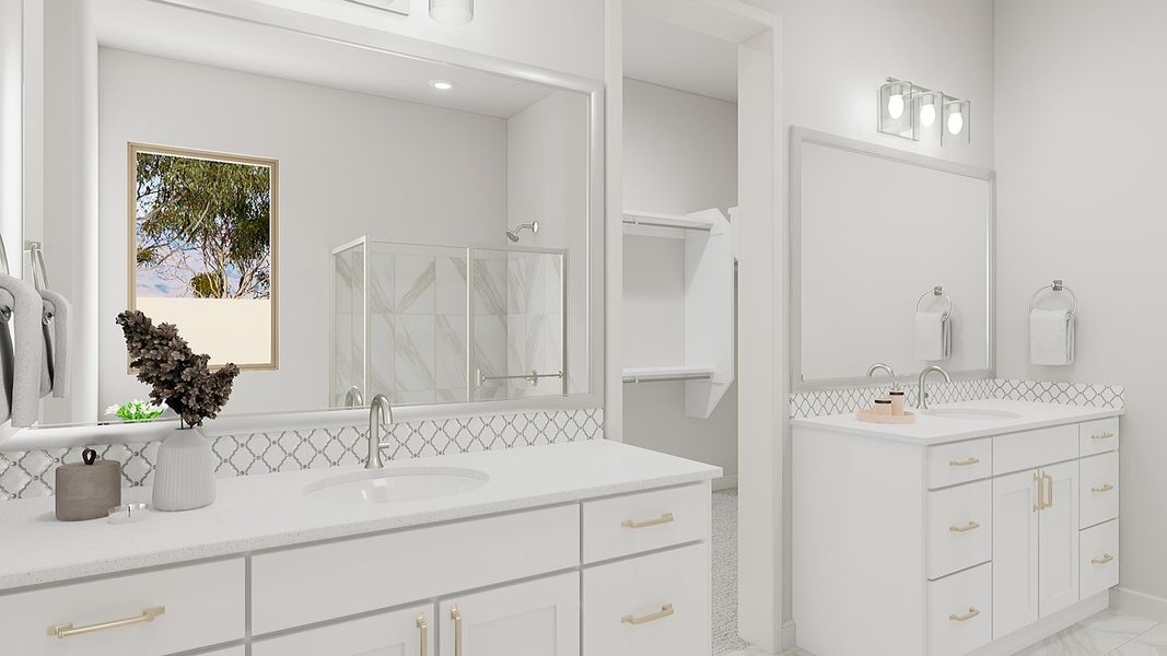 Representative furnished interior of a home built from the Gardenia Plan 5009 by Tri Pointe Homes in Soleo, San Tan Valley (Image 7).