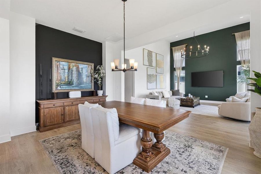 Furnished interior view inside a new home in , Okahumpka (Image 11).