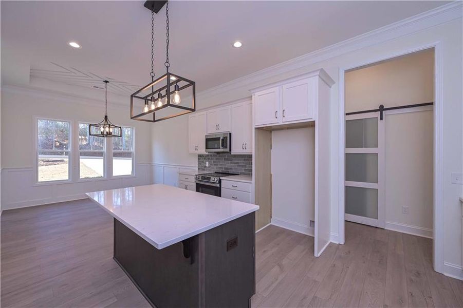 Furnished interior view inside a new home in , Buchanan (Image 6).