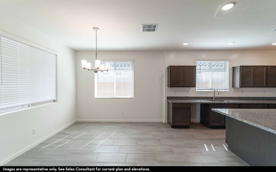 Representative furnished interior of a home built from the Mesa by CastleRock Communities in Rancho Mirage, Maricopa (Image 3). Representative furnished interior of a home built from the Mesa by CastleRock Communities in Rancho Mirage, Maricopa (Image 3).