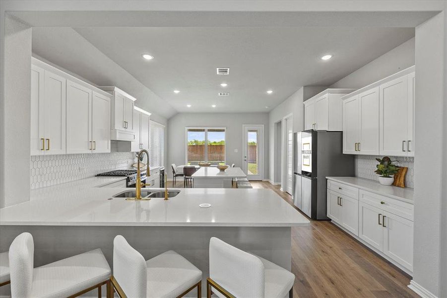 Furnished interior view inside a new home in , Fate (Image 11).