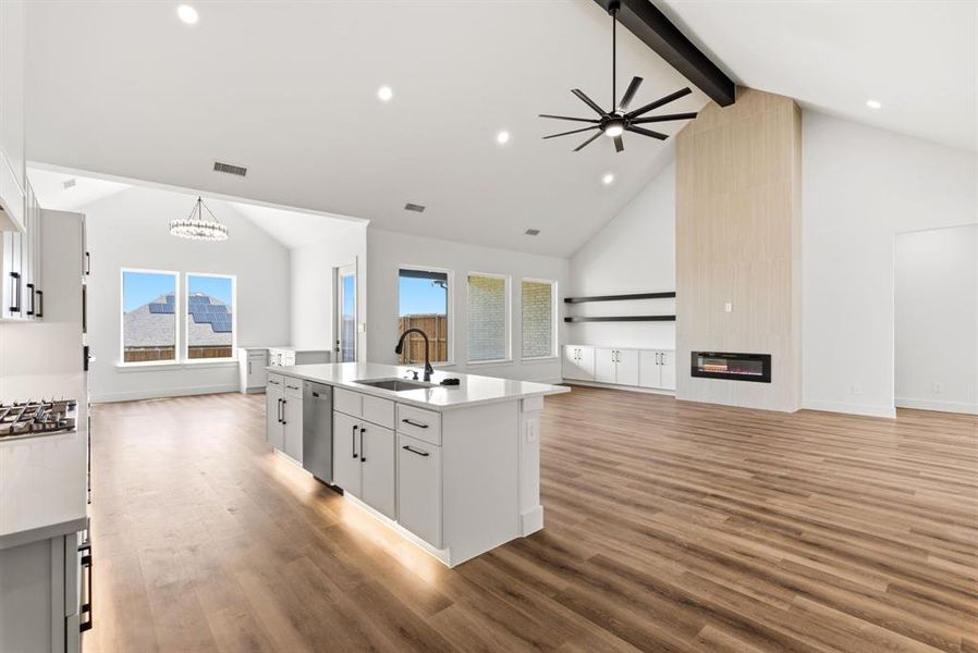 Furnished interior view inside a new home in , Forney (Image 4).