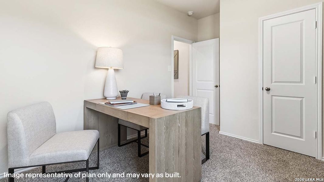 Furnished interior view inside a new home in Riverstone at Westpointe, San Antonio (Image 15).