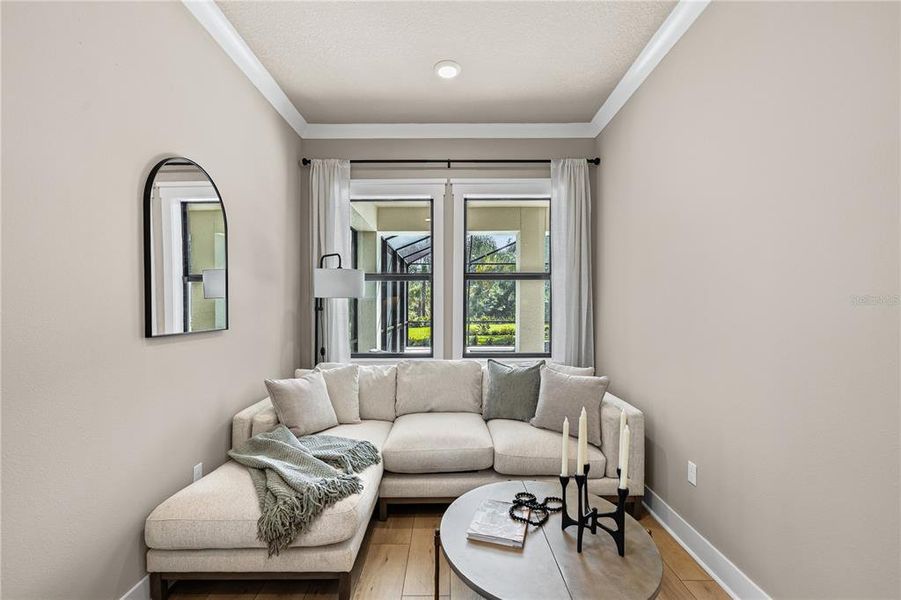 Furnished interior view inside a new home in , Tarpon Springs (Image 6). Furnished interior view inside a new home in , Tarpon Springs (Image 6).