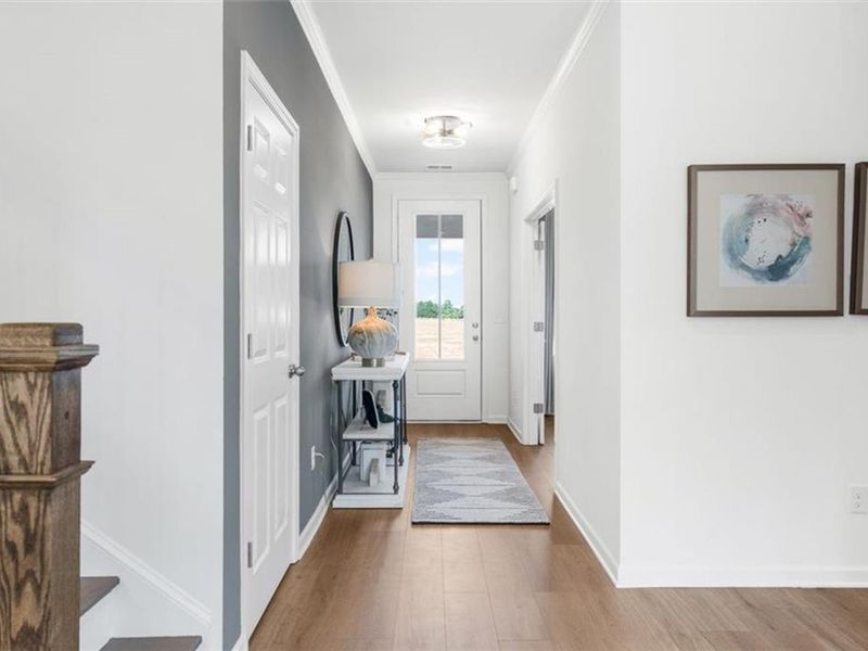Furnished interior view inside a new home in Wehunt Meadows, Hoschton (Image 6).