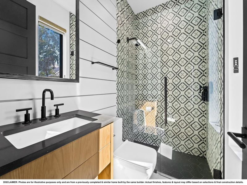 DISCLAIMER: Photos are for illustrative purposes only and are from a previously completed & similar home built by the same builder. Actual finishes, features & layout may differ based on selections & final construction details.