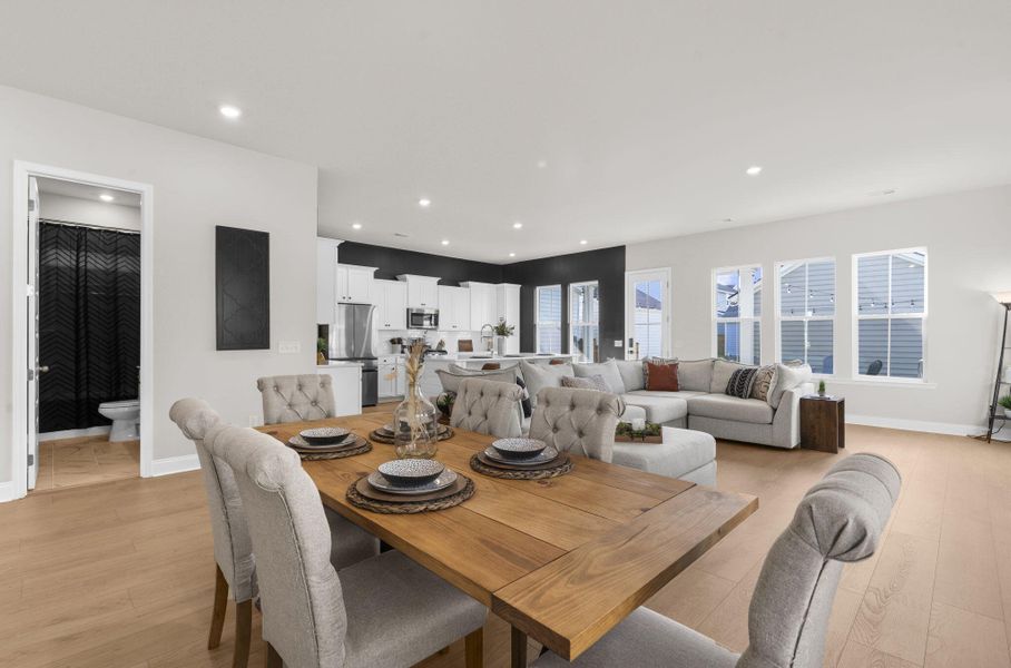 Furnished interior view inside a new home in Heron's Walk at Summers Corner, Summerville (Image 8).