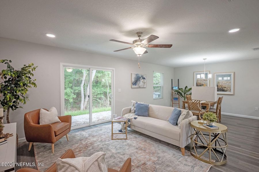 Furnished interior view inside a new home in , Jacksonville (Image 25).