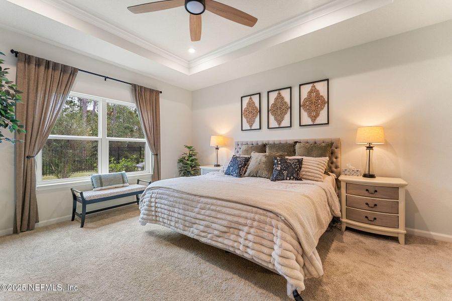 Furnished interior view inside a new home in Seminole Palms Single-Family Homes, Palm Coast (Image 17).