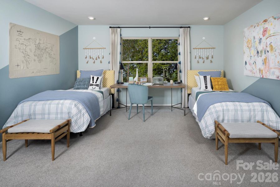 Upstairs guest bedroom