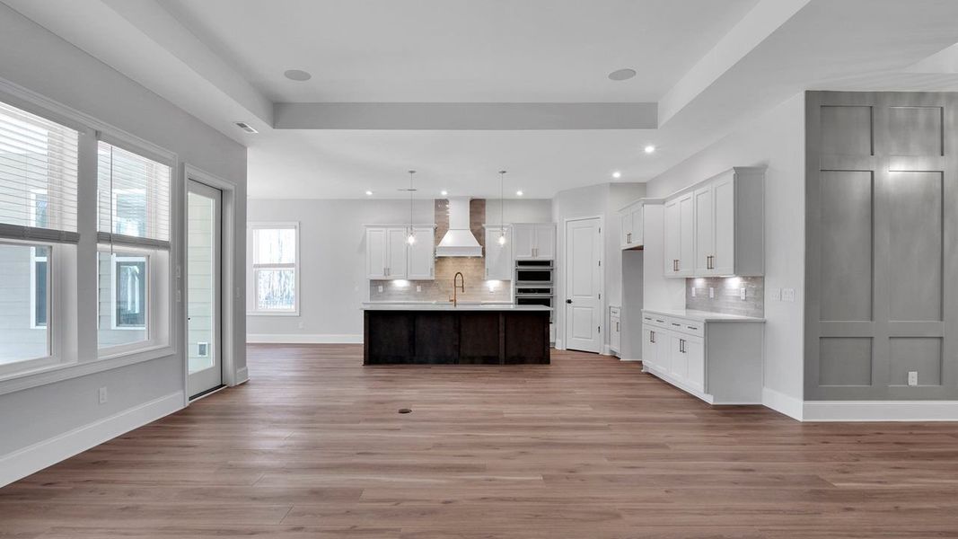 Great Room into Kitchen