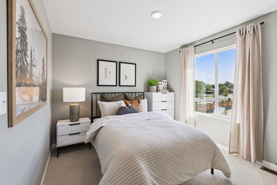 Representative furnished interior of a home built from the Jansen by Risewell Homes in Cherry Meadows, Brighton (Image 8).