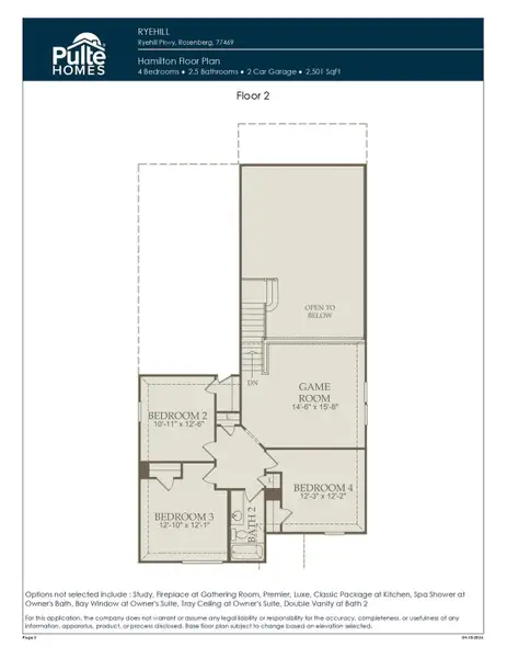 2D floor plan layout of this home in Ryehill, Sugar Land, TX (Image 2). 2D floor plan layout of this home in Ryehill, Sugar Land, TX (Image 2).