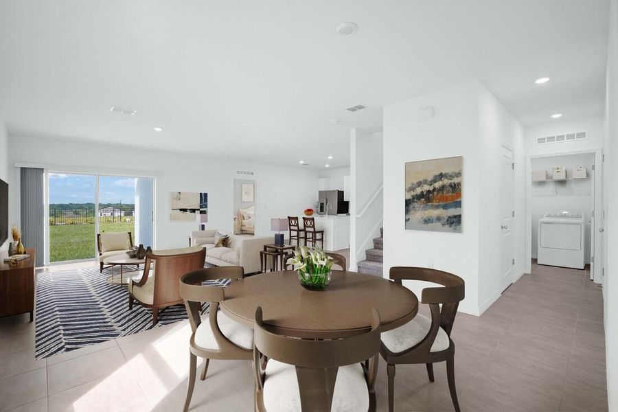 Representative furnished interior of a home built from the Sherwood by Taylor Morrison in Palm Wind, Hudson (Image 6). Representative furnished interior of a home built from the Sherwood by Taylor Morrison in Palm Wind, Hudson (Image 6).