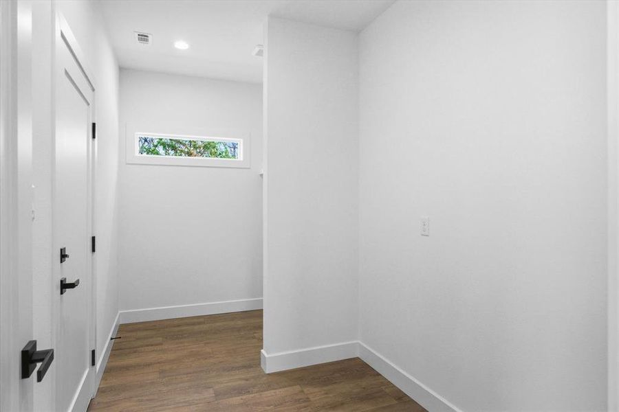 Perfect spot for mudroom!