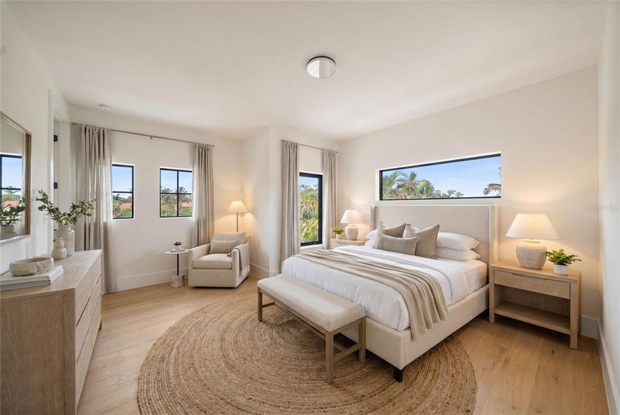 Furnished interior view inside a new home in , Longboat Key (Image 11). Furnished interior view inside a new home in , Longboat Key (Image 11).