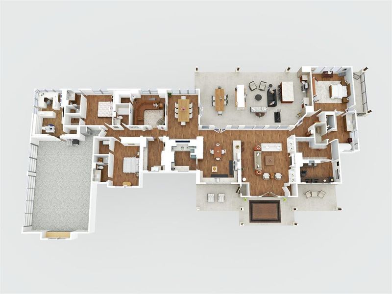 2D floor plan layout of this home in , LaRue, TX (Image 5).