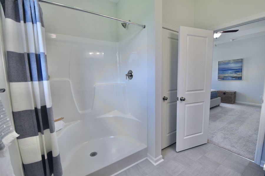 Furnished interior view inside a new home in Parkwood Estates, Leland (Image 10).