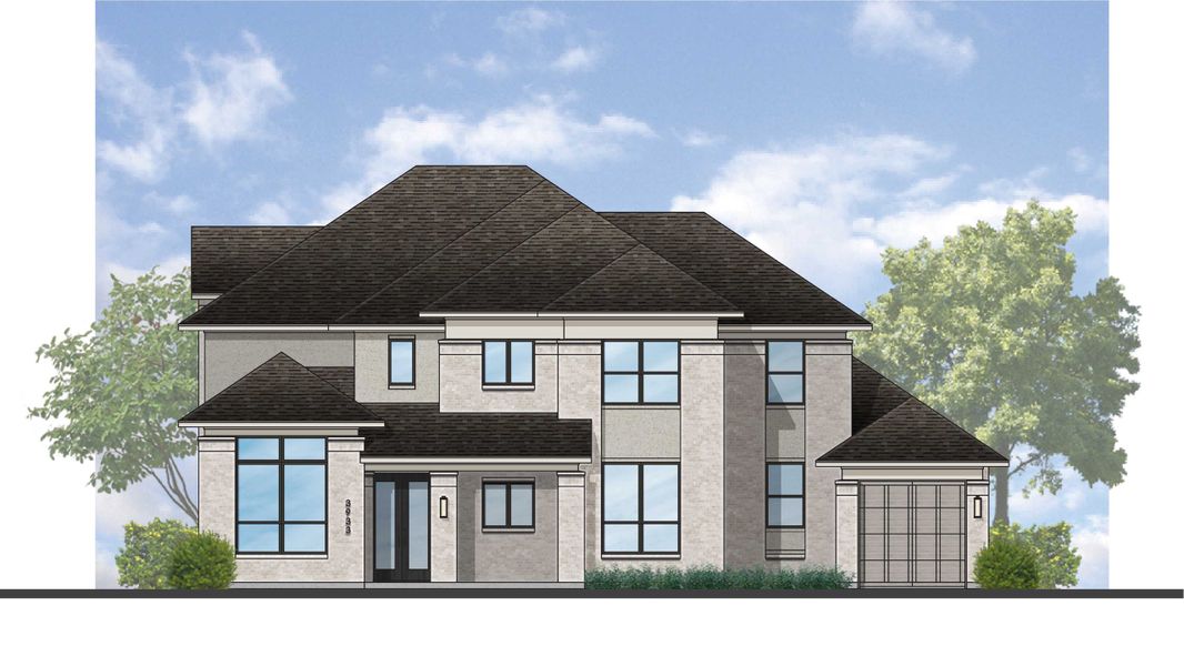 Representative rendering of the exterior for the Livorno Plan by Highland Homes (Image 3). Representative rendering of the exterior for the Livorno Plan by Highland Homes (Image 3).