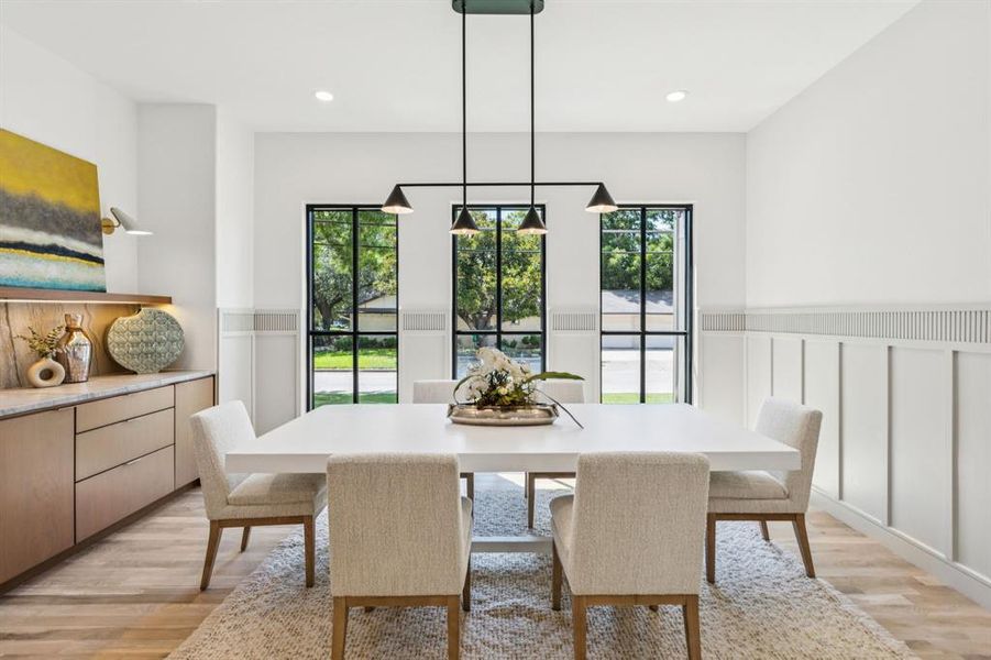 Furnished interior view inside a new home in , Dallas (Image 6).