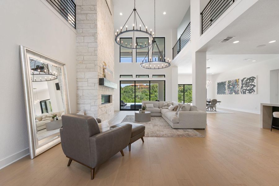 Furnished interior view inside a new home in , Austin (Image 11).
