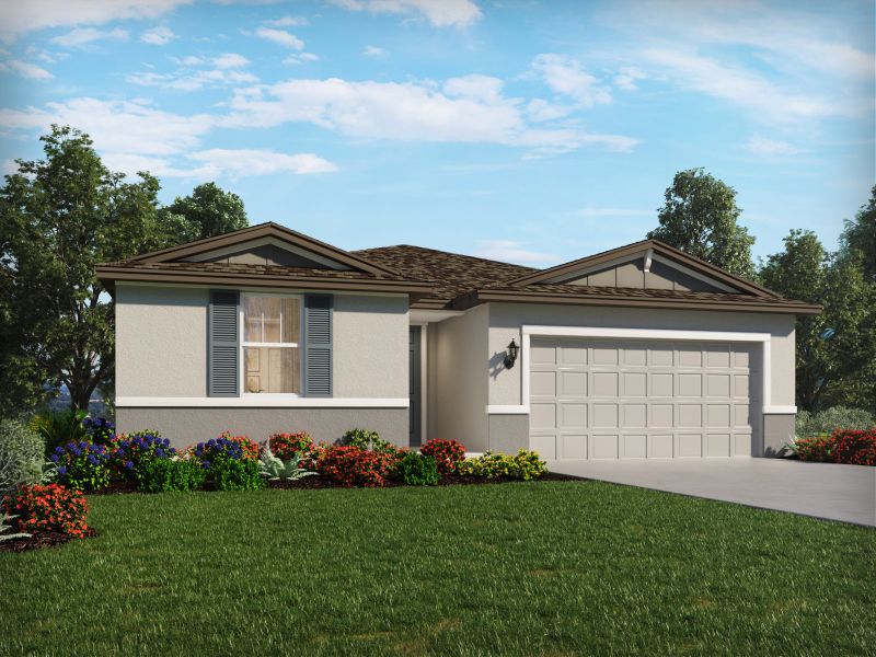 Front exterior of a home in the Leyland Preserve - Classic Series community, located in Brooksville, FL (Image 9).