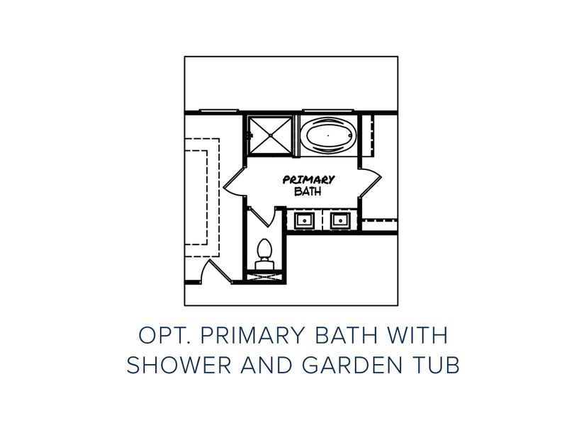 2D floor plan layout for the The Farmington by My Home Communities in Legends at Old Monroe, Monroe, GA (Image 5).