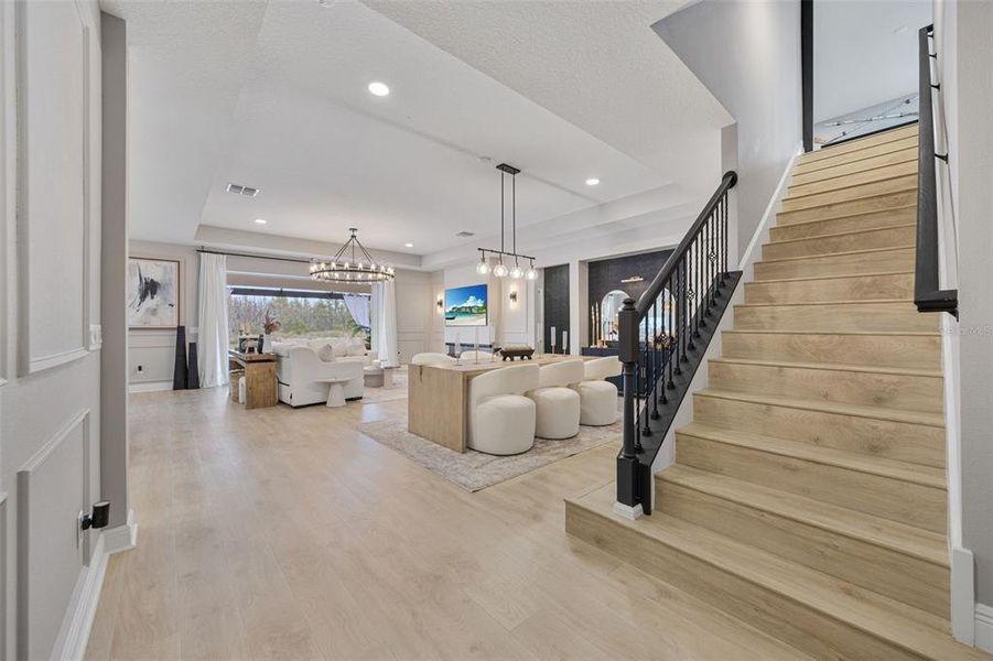 Furnished interior view inside a new home in , Wesley Chapel (Image 75). Furnished interior view inside a new home in , Wesley Chapel (Image 75).