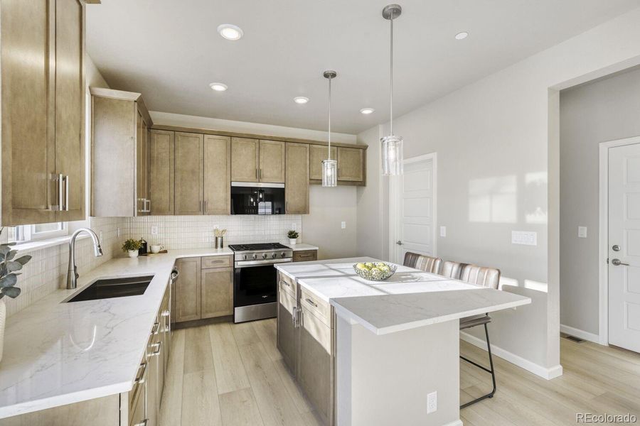 Furnished interior view inside a new home in , Superior (Image 12).