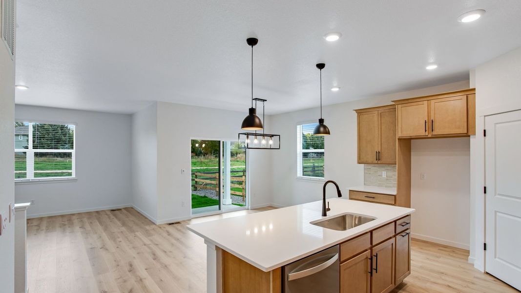 Furnished interior view inside a new home in Hansen Farm, Fort Collins (Image 6). Furnished interior view inside a new home in Hansen Farm, Fort Collins (Image 6).