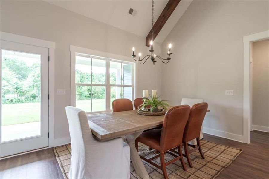 Furnished interior view inside a new home in , Social Circle (Image 12).
