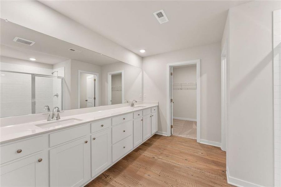 Furnished interior view inside a new home in Reserve at Gum Springs, Jefferson (Image 11).