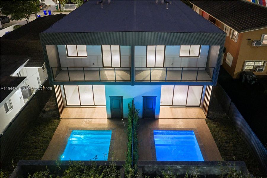Exterior details and patio area of a home in , Miami (Image 23).