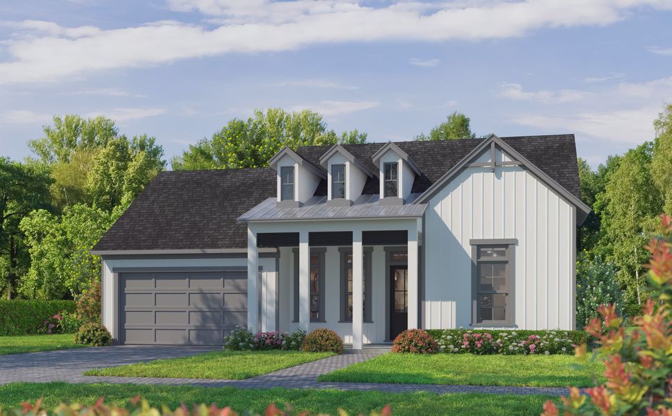 Representative exterior photo of a completed home built from the Costa Mesa by ICI Homes in Wellen Park, Venice, FL (Image 3).