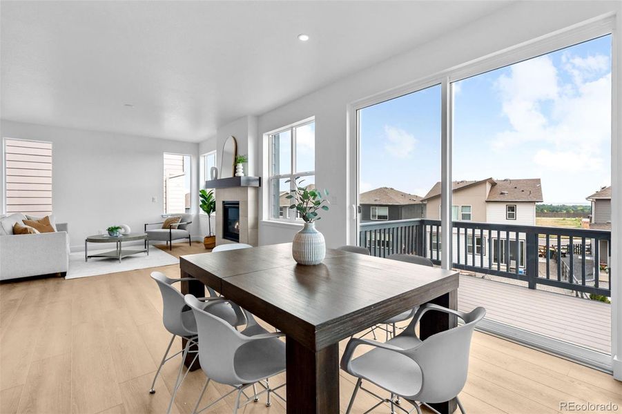 Furnished interior view inside a new home in , Morrison (Image 15).