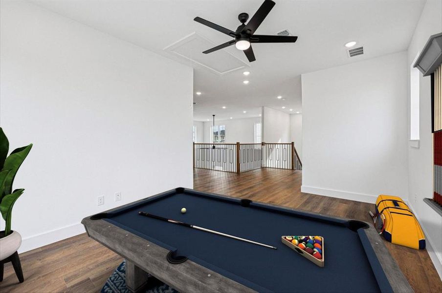 Furnished interior view inside a new home in , Rowlett (Image 29).