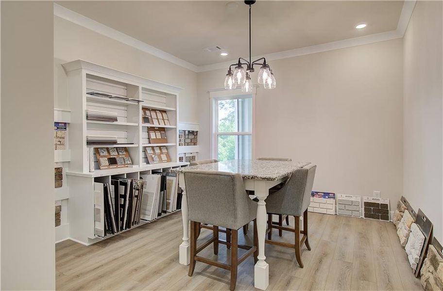 Furnished interior view inside a new home in Rosewood Lake Estates, Hoschton (Image 9).