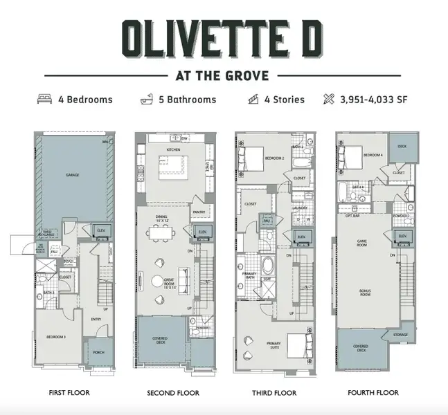 Olivette D Floor Plan Olivette D Floor Plan