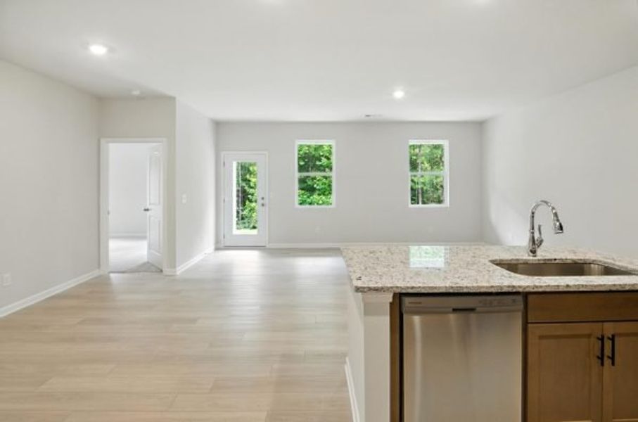 Representative unfurnished interior of a home built from the Orchard by Piedmont Residential in Villages at Cedar Hill, Dallas (Image 63).
